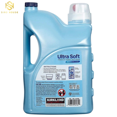 Nước xả vải KIRKLAND Signature Ultra Soft Refeshing 5.53L