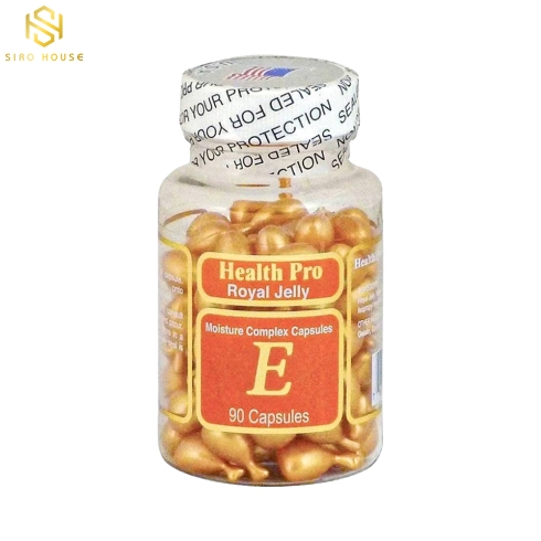 Viên nang bôi dưỡng da vitamin E sữa ong chúa HEALTH PRO Royal Jelly E 90 viên
