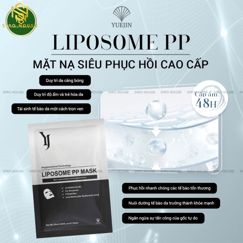 Mặt Nạ Phục Hồi, Cấp Ẩm Đa Tầng YỤEIN Liposome PP Mask 25ml 