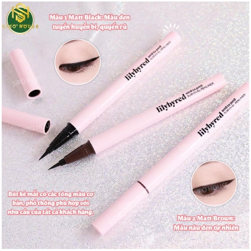 Kẻ Mắt Nước LILYBYRED 9am TO 9pm SURVIVAL PENLINER