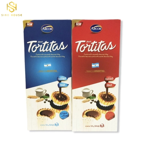 Bánh quy vani & chocolate ARCOR Tortitas 125g