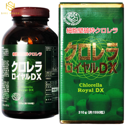 Viên uống tảo lục hoàng gia CHLORELLA Royal DX Nhật Bản 1550 viên