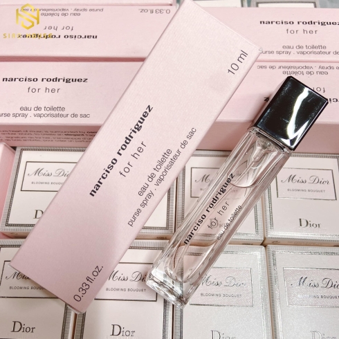 Nước hoa NARCISO Rodriguez for her EDT 10mL (Hồng nhạt)