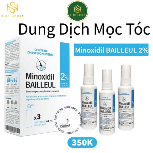 Xịt Mọc Tóc MINOXIDIL BAILLEUL 2%