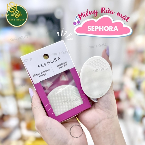 Miếng rửa mặt silicon SEPHORA Exfoliating Face Pad 