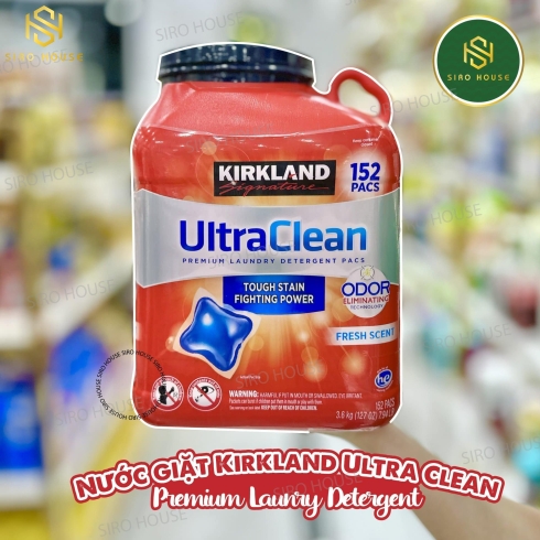 Viên giặt KIRKLAND Ultra Clean 152 viên