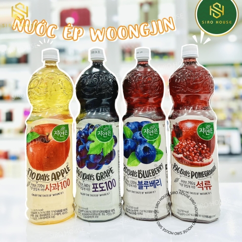 Nước Ép Trái Cây WOONGJIN Hàn Quốc 