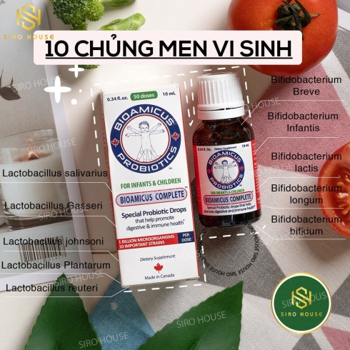 Men vi sinh BIOAMICUS Complete (10mL)