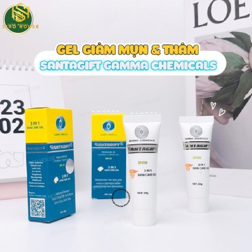Gel giảm mụn SANTAGIFT SPF 30 3 In 1 Skin Care Gel (20g)