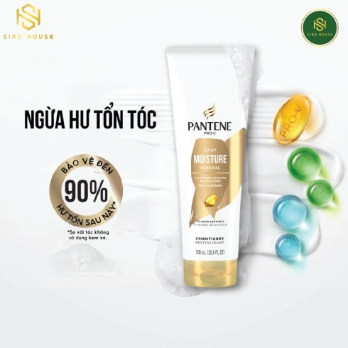Dầu Xả Pantene Smooth & Sleek Conditioner (308ml )