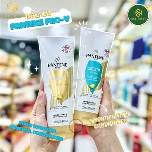 Dầu Xả Pantene Smooth & Sleek Conditioner (308ml )