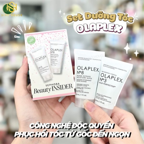 Set dưỡng tóc OLAPLEX No.3 và No.8