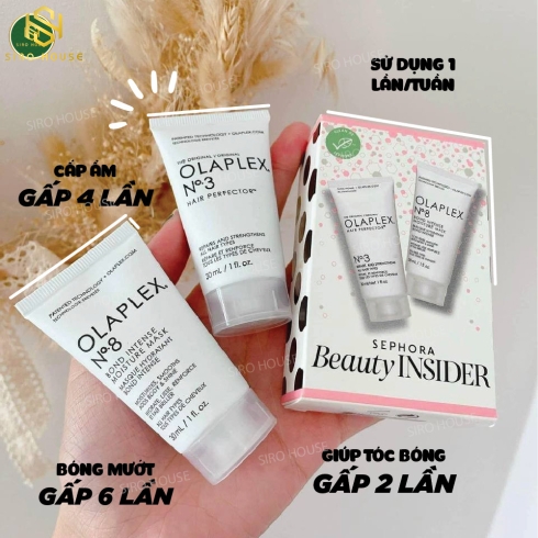 Set dưỡng tóc OLAPLEX No.3 và No.8