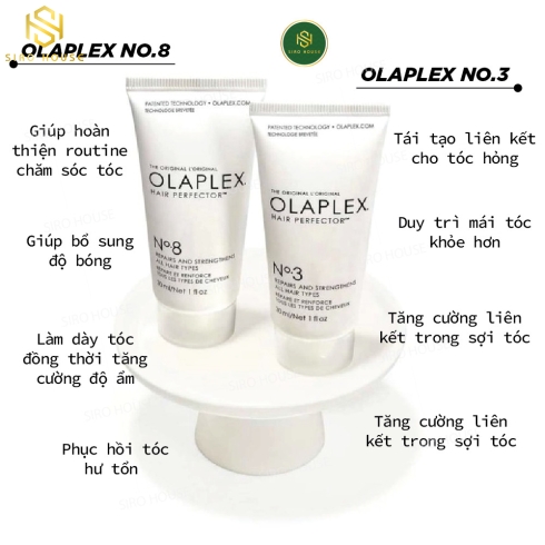 Set dưỡng tóc OLAPLEX No.3 và No.8