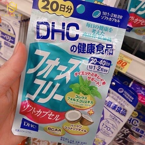 Viên uống giảm cân, tan mỡ DHC dầu dừa
