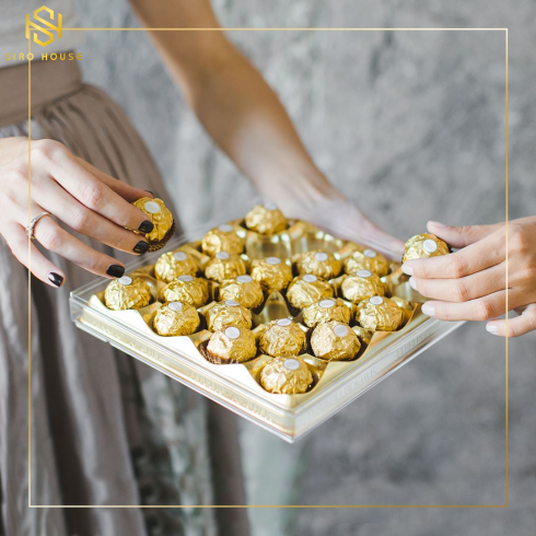 Socola sữa FERRERO ROCHER GOLDEN TRAVEL hộp 48 viên