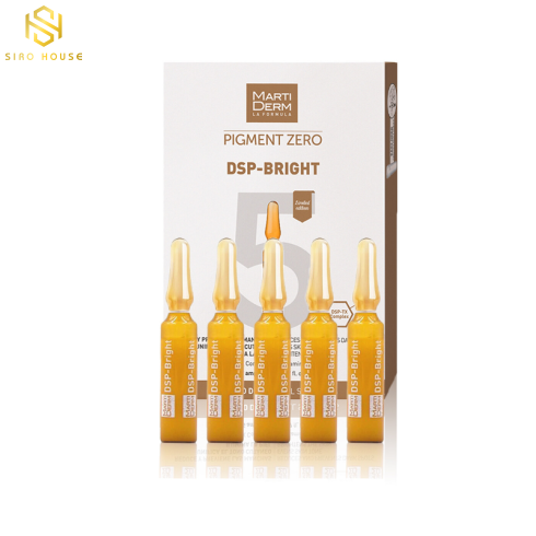 Tinh chất dưỡng sáng, giảm nám MARTI DERM La Formula Pigment Zero DSP-Bright (Hộp 5 ống x 2mL)