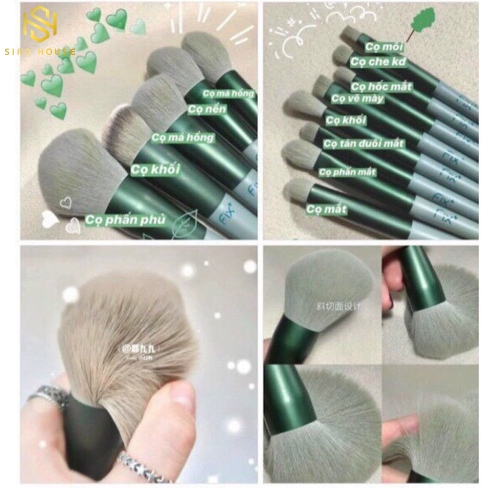 Bộ cọ trang diểm FIX+ 13 cây 
