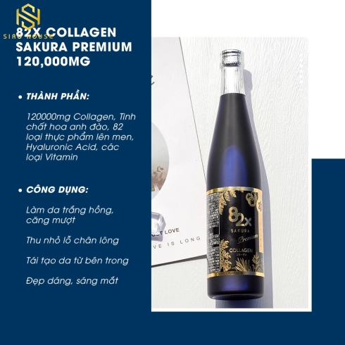 Collagen Placenta SAKURA 82x Premium (120.000mG)