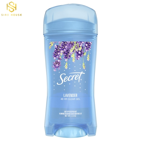Lăn khử mùi SECRET 48h Clear Gel 73g Lavender	