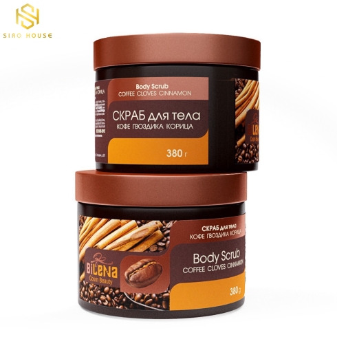 Tẩy Da Chết Quế Hồi Cà Phê Bilena Nga 380g