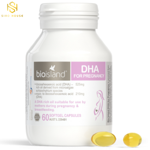 Viên bổ sung DHA bầu BIOISLAND DHA for Pregnency 60 viên
