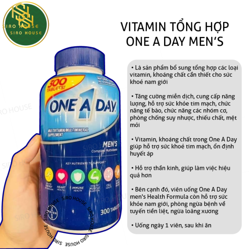  Viên uống bổ sung vitamin tổng hợp ONE A DAY  Men