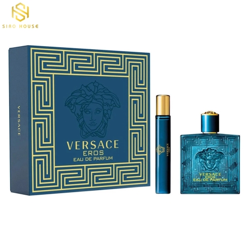 Giftset Nước Hoa Versace Eros EDT ( 100ML + 75ML + 10ML )