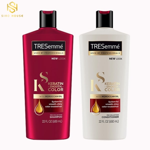 Bộ gội xả TRESESEMME Keratin Smooth 2 x 828mL 
