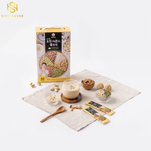 Ngũ cốc DA RAK Hàn Quốc vị hạt dẻ 900g 50 gói 