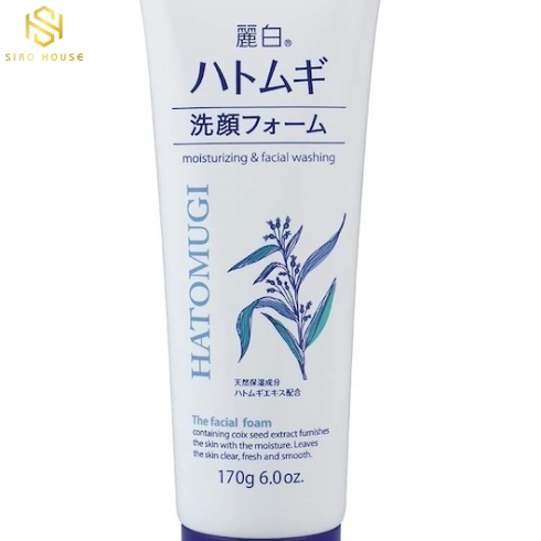 Sữa rửa mặt ý dĩ HATOMUGI Hatomugi Moisturizing & Facial Washing The Facial Foam 130g - 170g