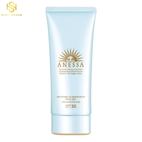 Kem Chống Nắng Dạng Gel Dành Cho Da Nhạy Cảm Và Trẻ Em Anessa Moisture UV Sunscreen Mild Gel SPF35/P