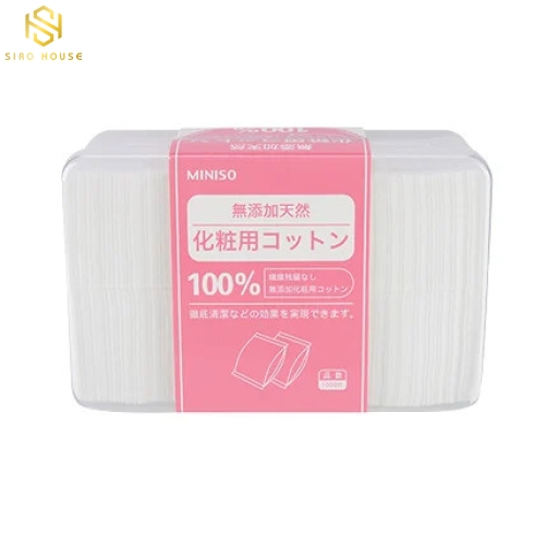 Bông Tẩy Trang MINISO (1000 MIẾNG)