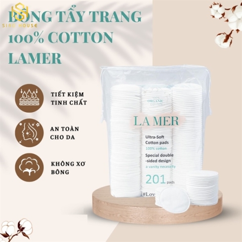 Bông tẩy trang Lamer  (Gói 201 miếng)