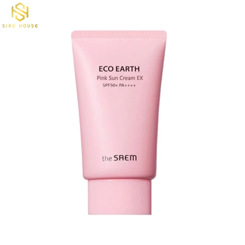 Kem chống nắng THE SAEM Eco Earth Pink Sun Cream EX 50g