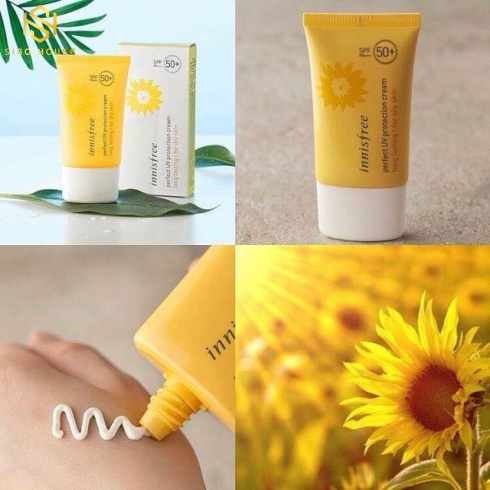 KEM CHỐNG NẮNG MẶT INNISFREE PERFECT UV PROTECTION CREAM LONG LASTING FOR OILY SKIN SPF50+ PA+++ 