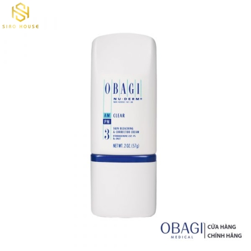 KEM ĐẶC TRỊ NÁM OBAGI NUDERM CLEAR #3 SKIN BLEACHING & CORRECTOR CREAM 57G