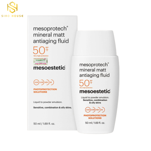 Kem Chống Nắng MESOESTETIC Mesoprotech Mineral Matt SPF50