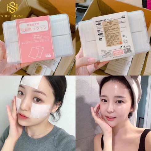 Bông Tẩy Trang MINISO (1000 MIẾNG)