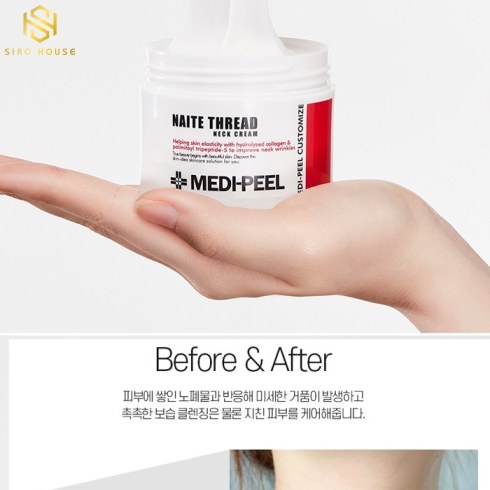 Kem dưỡng da cổ MEDI-PEEL Naite Thread Neck Cream 100mL	