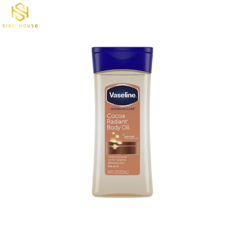 Dầu Dưỡng Da VASELINE Intensive Care Gel Cocoa Radiant Oil (200ml)