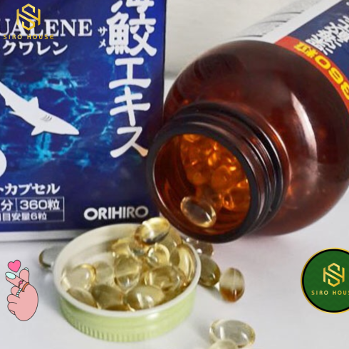 Sụn vi cá mập ORIHIRO Squalene Nhật Bản (360 viên)