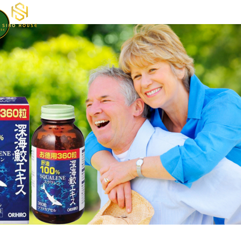 Sụn vi cá mập ORIHIRO Squalene Nhật Bản (360 viên)