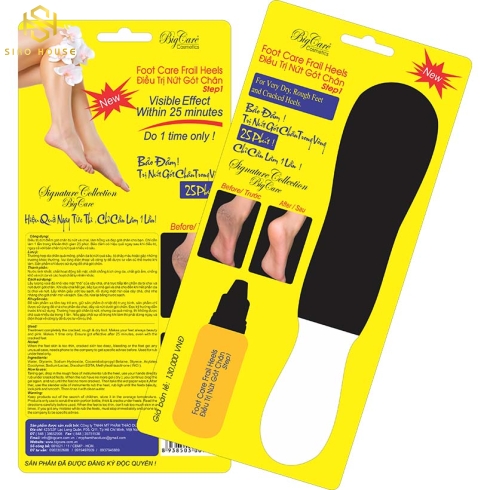 Bộ điều trị nứt gót chân BIG CARE Foot Care Frail Heels Heels 35ml