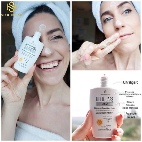 Kem Chống Nắng Heliocare 360º Pigment Solution Fluid SPF50+ Ultraligero (50ml)