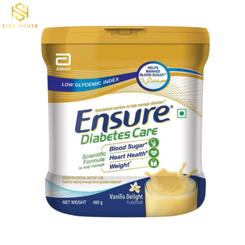 Sữa bột dành cho người tiểu đường ENSURE Diabetes Care Vanilla Delight 400g