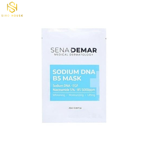 Mặt nạ cấp ẩm, dưỡng trắng, phục hồi da Sena Demar Sodium DNA B5 mask