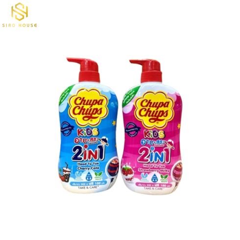 Sữa tắm gội trẻ em 2 in 1 CHUPA CHUPS 500mL
