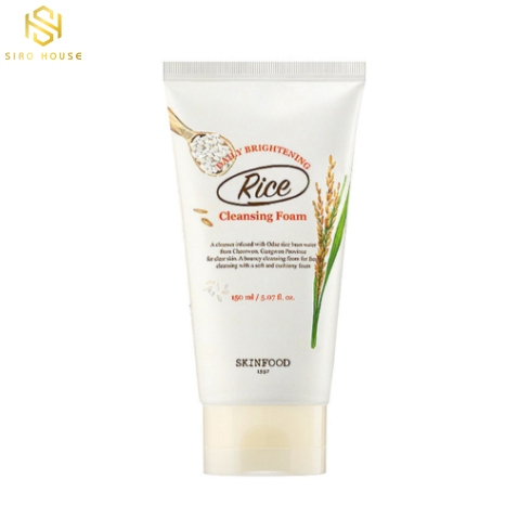 Sữa rửa mặt gạo SKINFOOD Rice Cleansing Foam 150mL