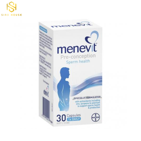Viên uống hỗ trợ sinh sản cho nam giới MENEVIT 30v